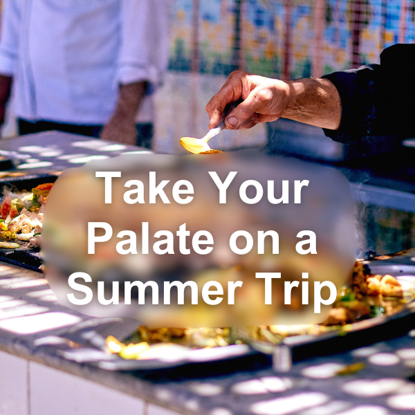 Small-town summer festival food ready to be served