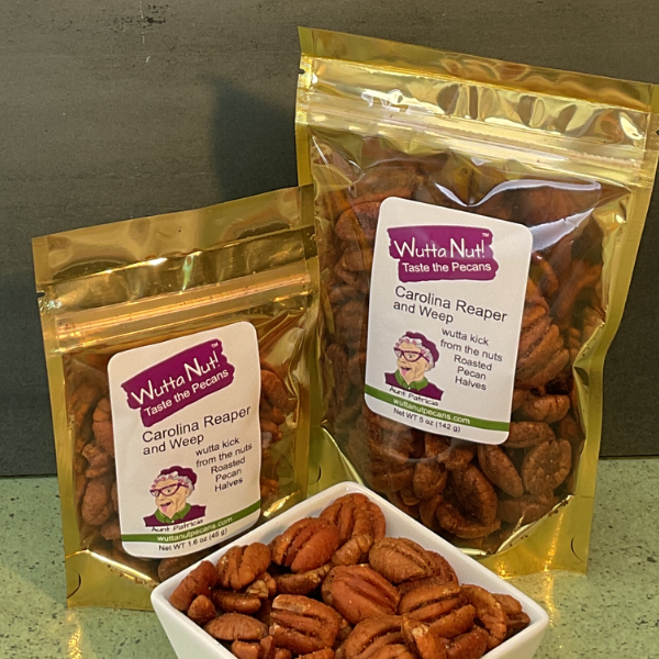 Wutta Nut! Pecans Debuts Carolina Reaper and Weep Fiery Pecan Snack